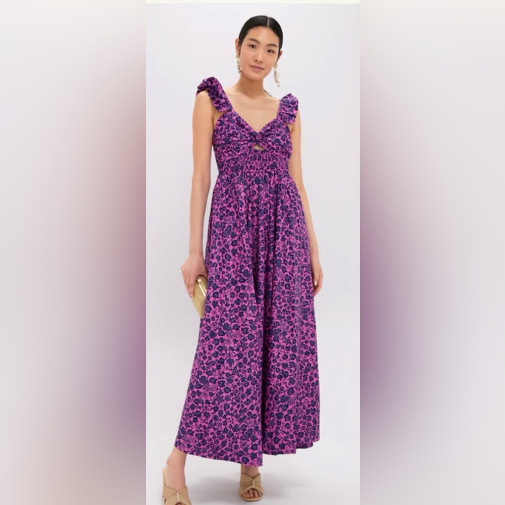ELISAMAMA for Tuckernuck Purple Ibukun Dress